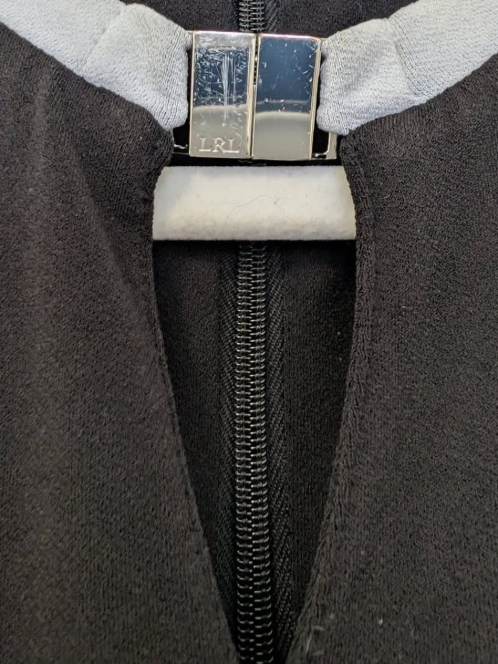 Lauren Ralph Lauren Black Sleeveless Wide Leg One Piece Jumpsuit Petite XS - Picture 5 of 8